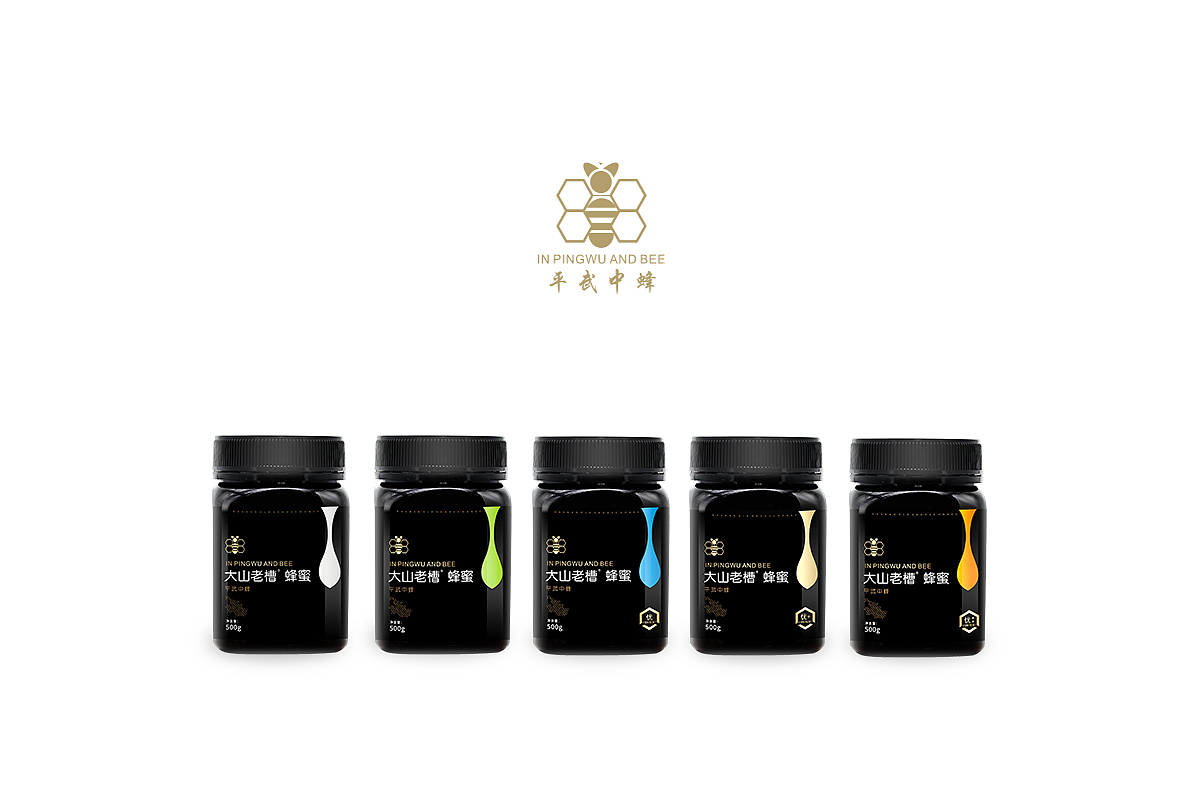 蜂蜜标签设计样版