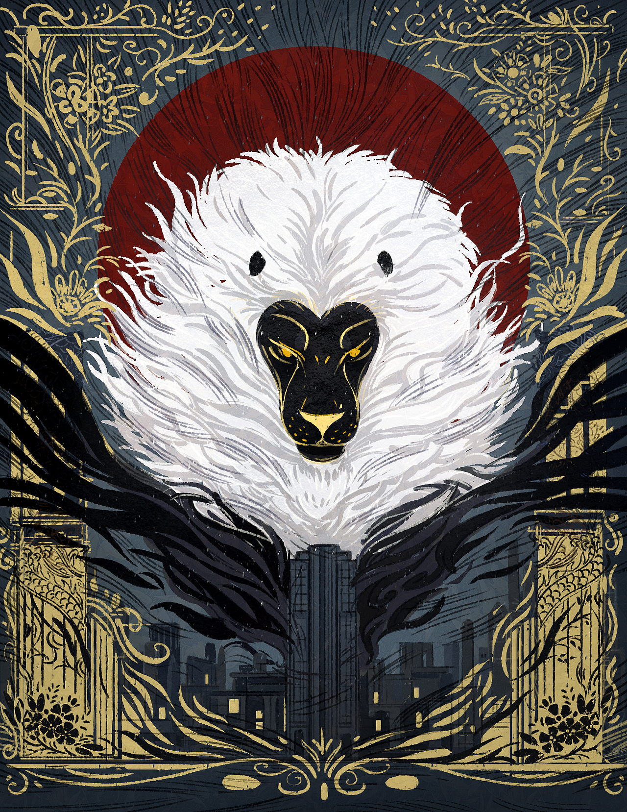 雄狮|插画|商业插画|另一个菖蒲_原创作品-站酷zcool