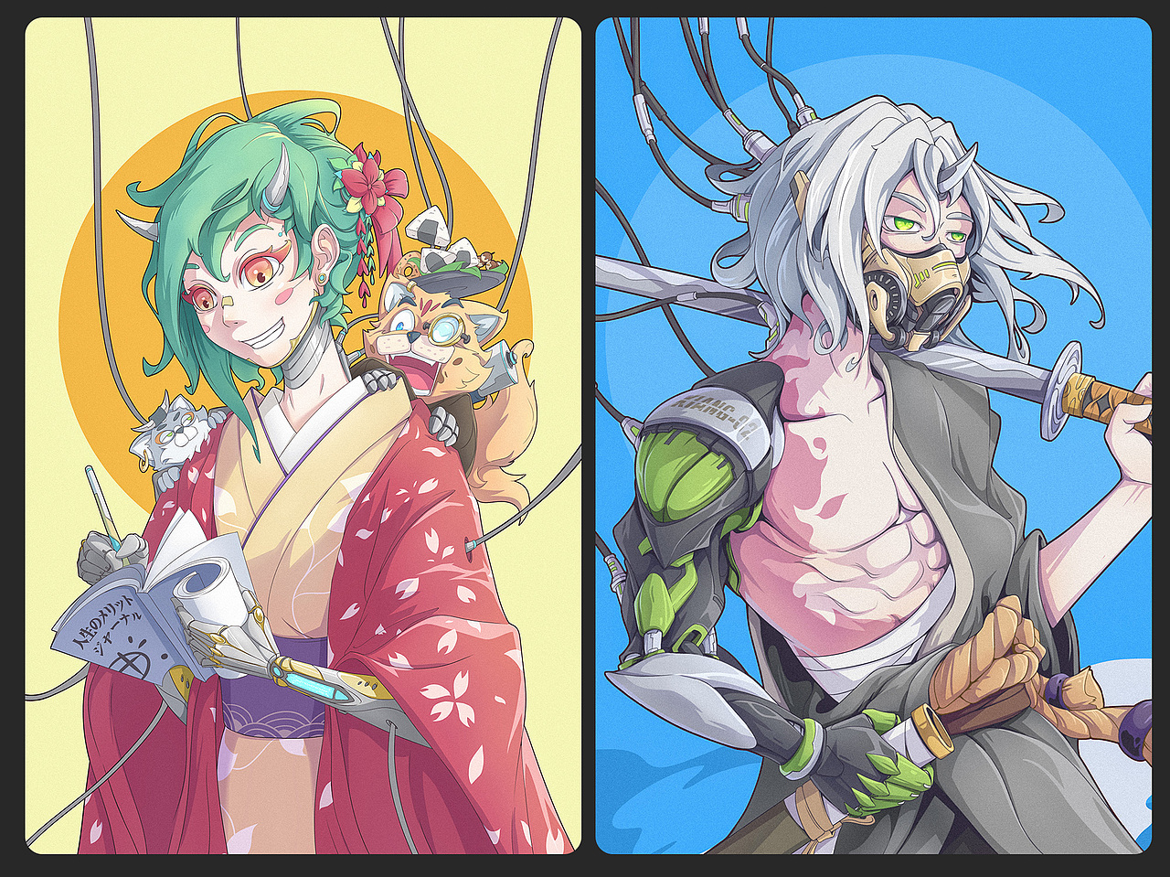 象#2 人物插画创作（图ZMjk0NzUyODg0） - 创作习作 - 站酷设计师林叮咚原创素材 - 站酷ZCOOL