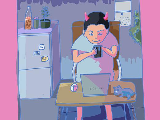 独处快乐（个人主页-ZNjEzMDEwODg=） - 创作习作 - 站酷设计师布布bugo原创素材 - 站酷ZCOOL