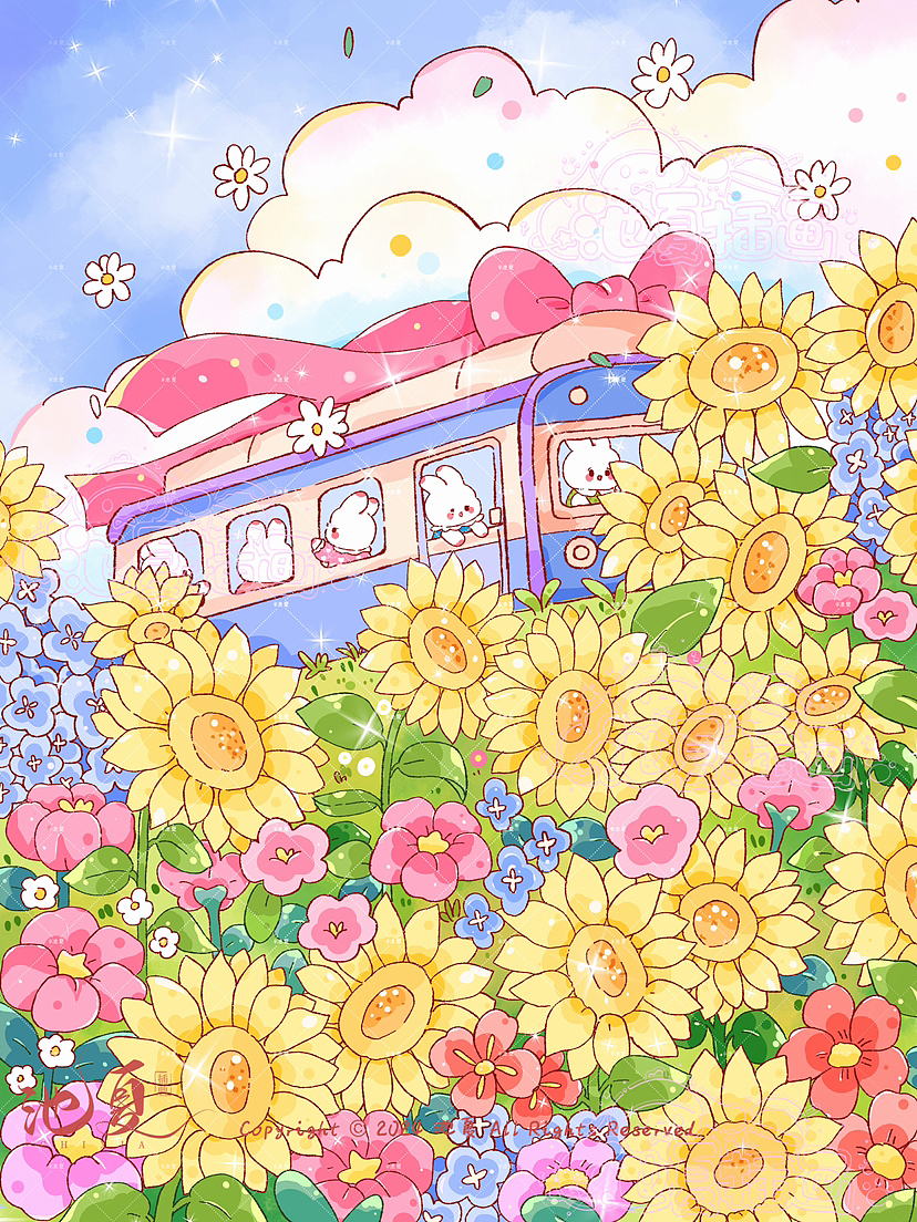 治愈系插画合集