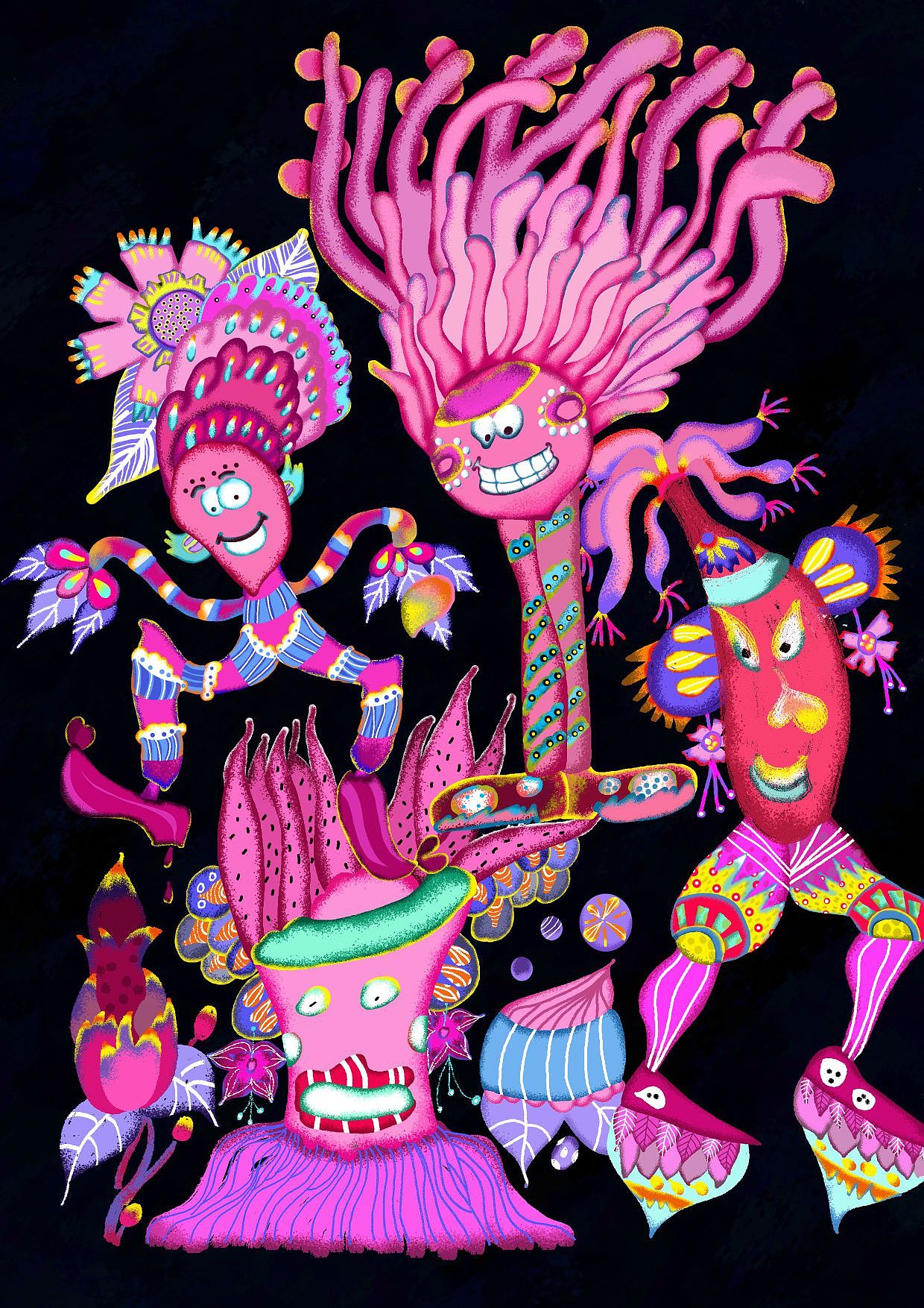 一些闲时的随涂。（图ZMzE3NzA5NDY4） - 艺术插画 - 站酷设计师杨一捋原创素材 - 站酷ZCOOL