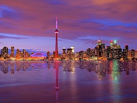 如何用PS制作清晰的城市倒影图