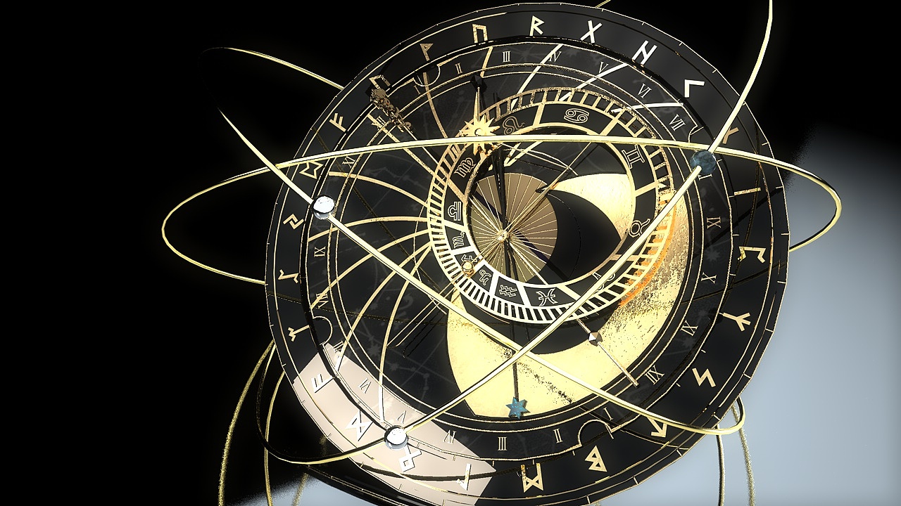 布拉格广场天文钟临摹