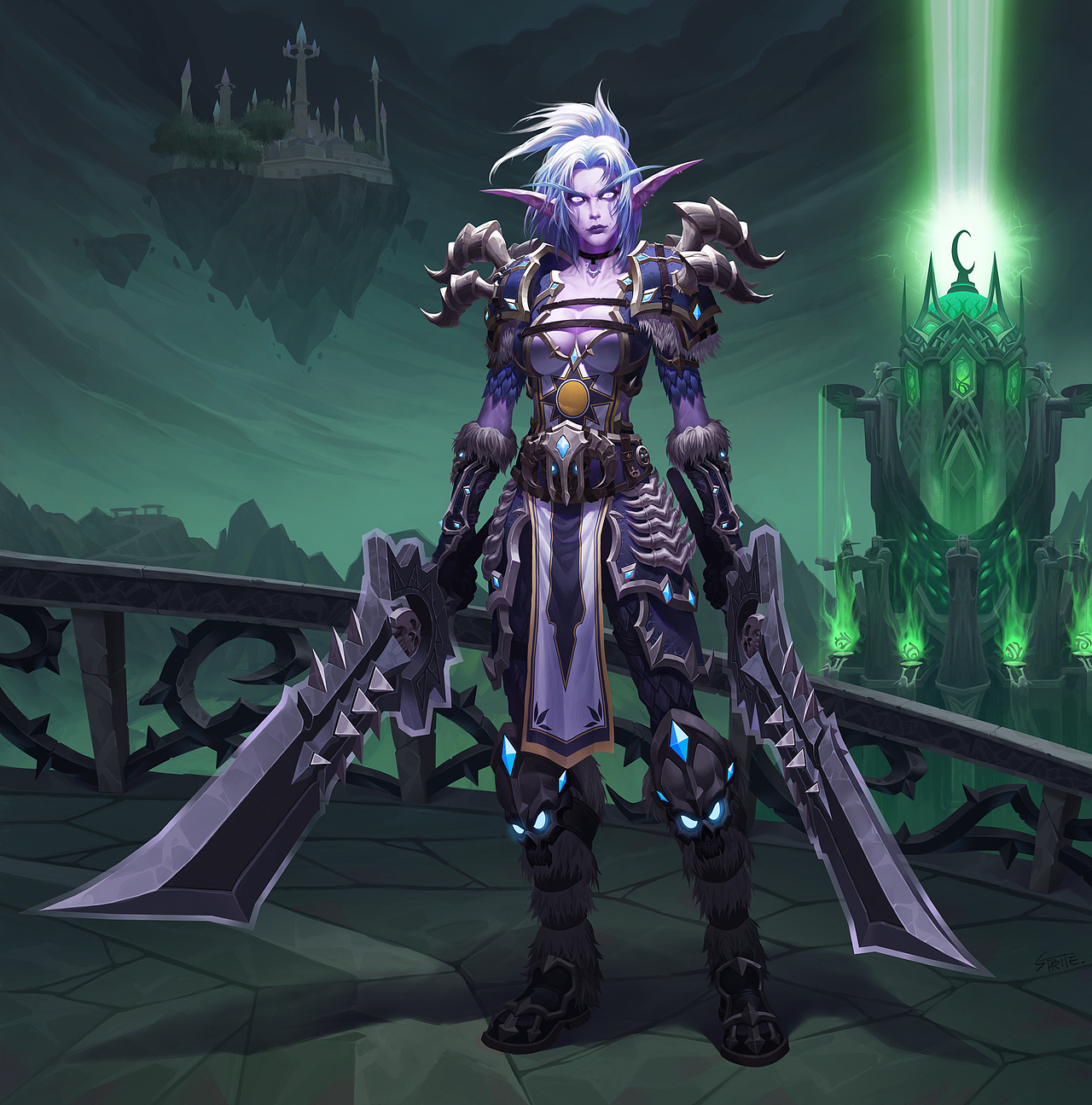 Death Knight（图ZMTg0NTU0OTI4） - 游戏原画 - 站酷设计师斯布莱特大王原创素材 - 站酷ZCOOL
