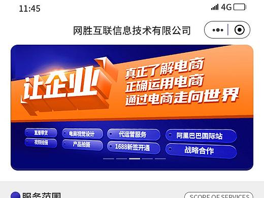 网胜企业介绍小程序（个人主页-ZNTQyODA2MzI=） - 其他UI - 站酷设计师可盐原创素材 - 站酷ZCOOL