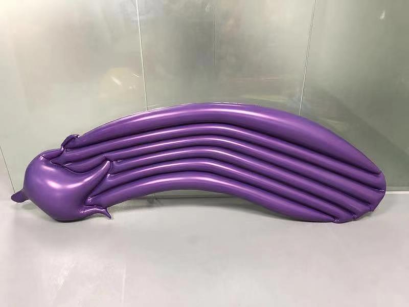 瘦版彩虹茄子游泳垫打版背后