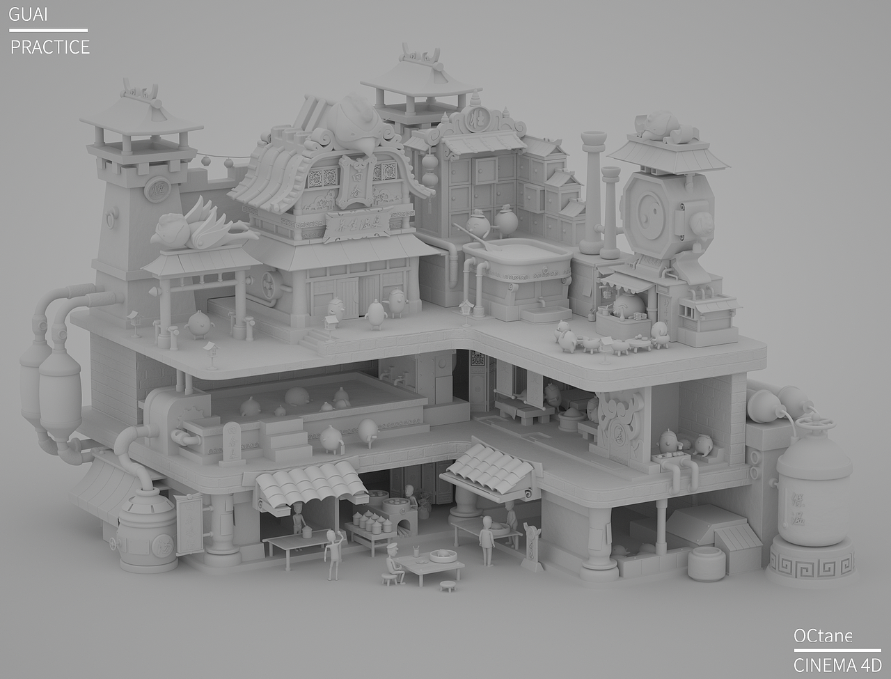 小鸡工厂流水线（图ZMTYzNTc5MjI4） - 场景 - 站酷设计师阿怪不怪原创素材 - 站酷ZCOOL