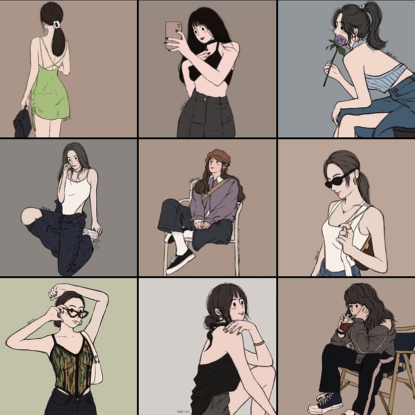 手绘头像/集合1