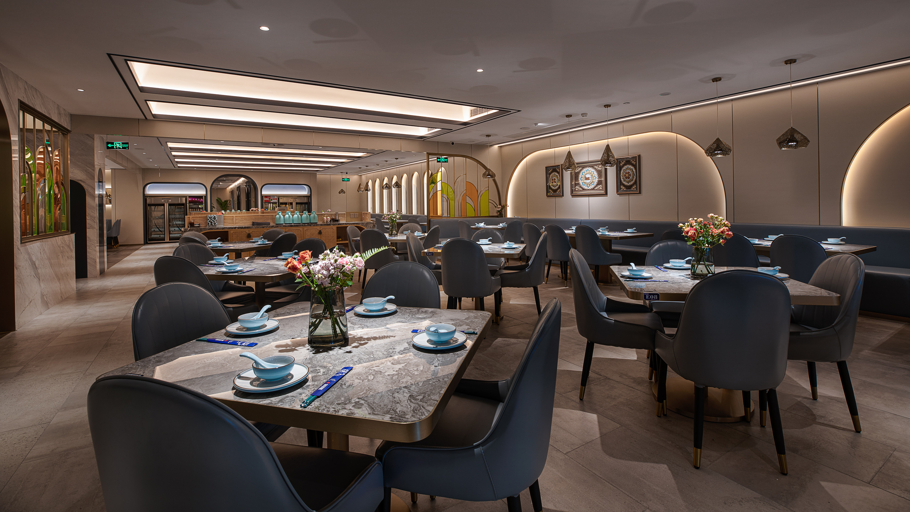 杭州品回味清真西北餐厅设计