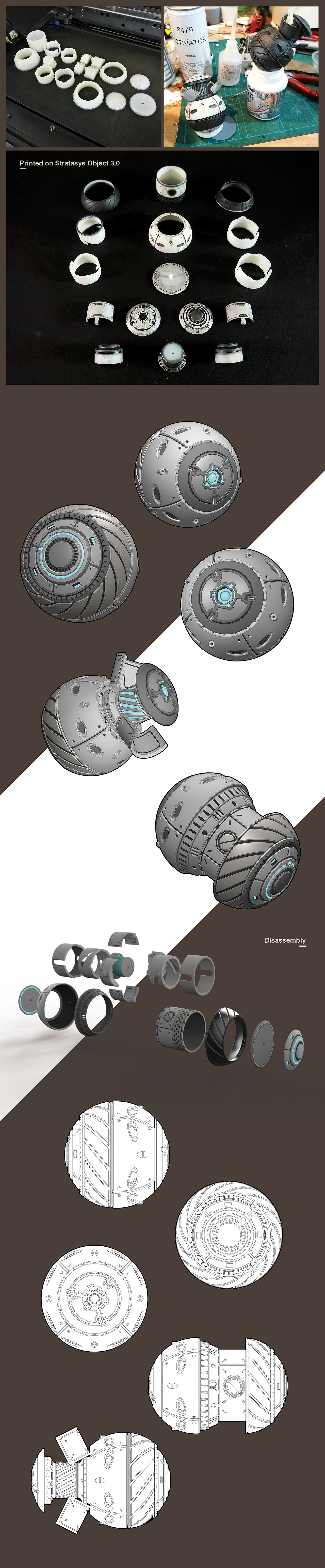 机械球体 机械玩具