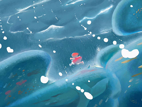 藍(lán)色??????（個人主頁-ZNjIxNzQ5NzI=） - 藝術(shù)插畫 - 站酷設(shè)計師我叫王洗洗原創(chuàng)素材 - 站酷ZCOOL