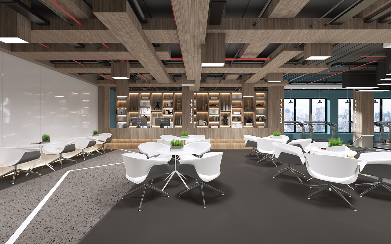 工装 简约风健身房