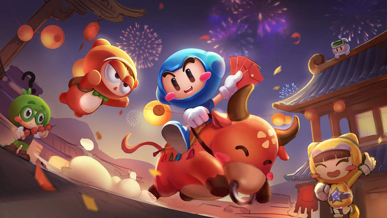 2021牛气冲天（图ZMjQyMDY3Njcy） - 游戏原画 - 站酷设计师o瓦斯o原创素材 - 站酷ZCOOL