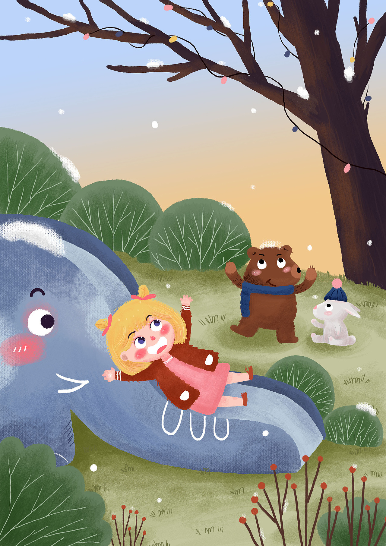 2018忙什么（图ZMTQyNTI0OTIw） - 儿童插画 - 站酷设计师袖真真原创素材 - 站酷ZCOOL