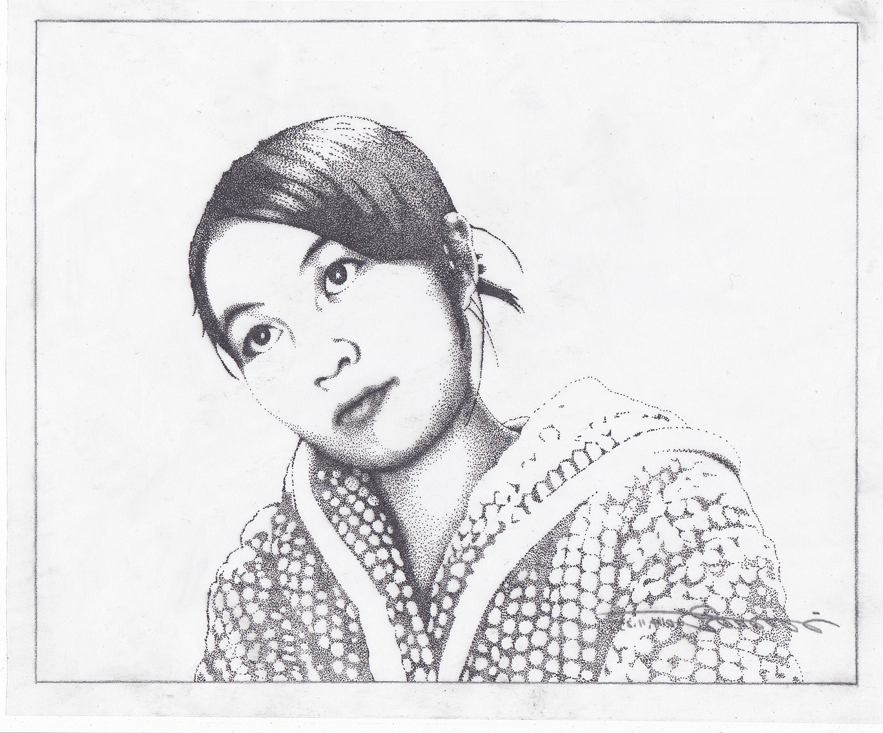 鬼马刺客原创:钢笔画练习7