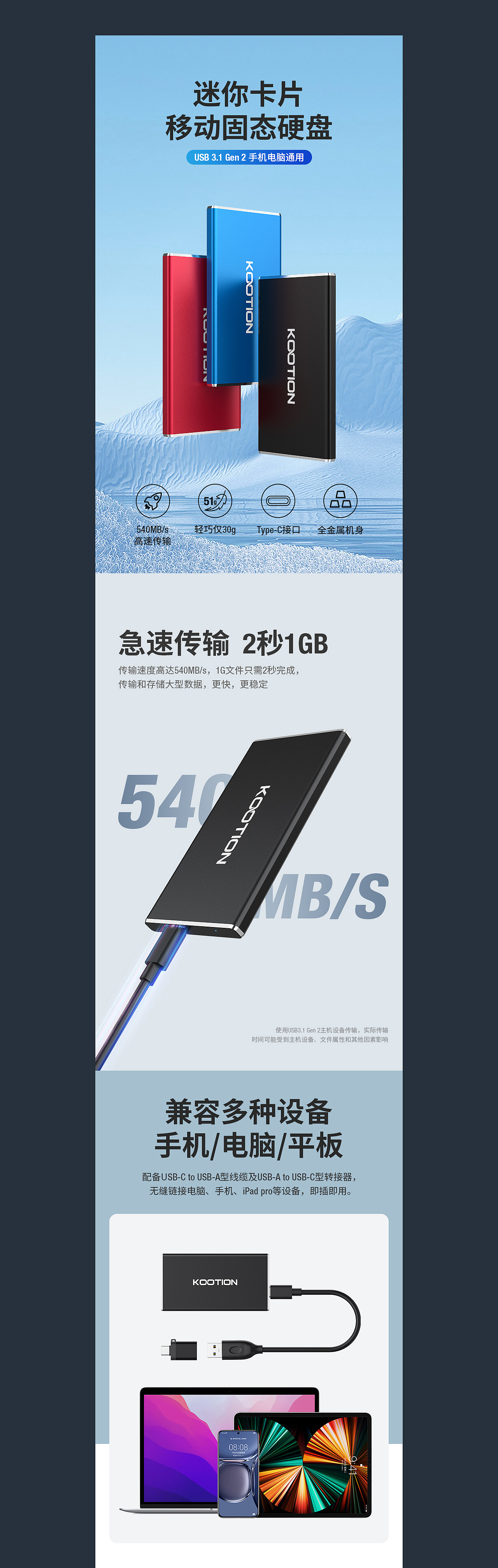 移动硬盘——详情页设计