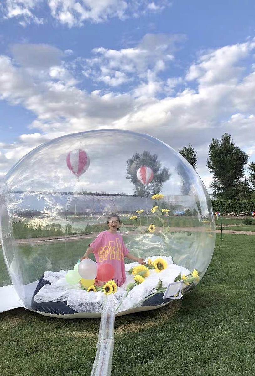 民宿透明气泡屋厂家全透明星空房 民宿透明星空屋