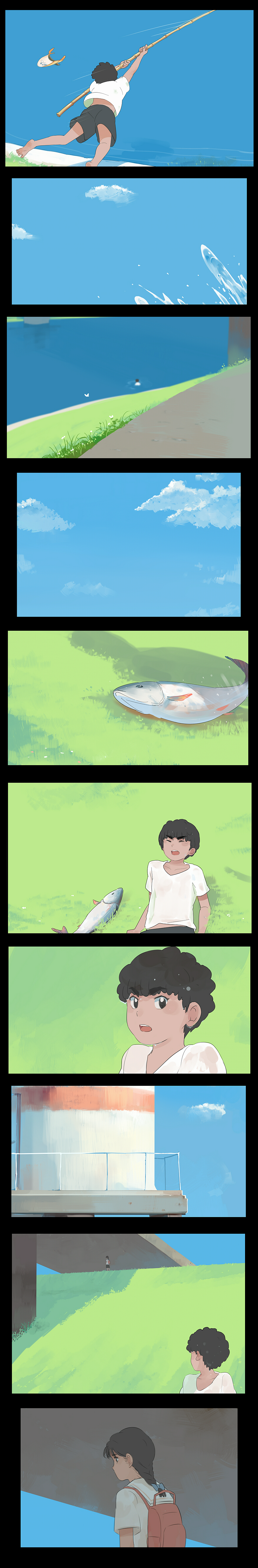 《青空·彼岸》 漫画1～4话完整版（图ZNzMyMDQ2NTY=） - 创作习作 - 站酷设计师邦乔彦原创素材 - 站酷ZCOOL