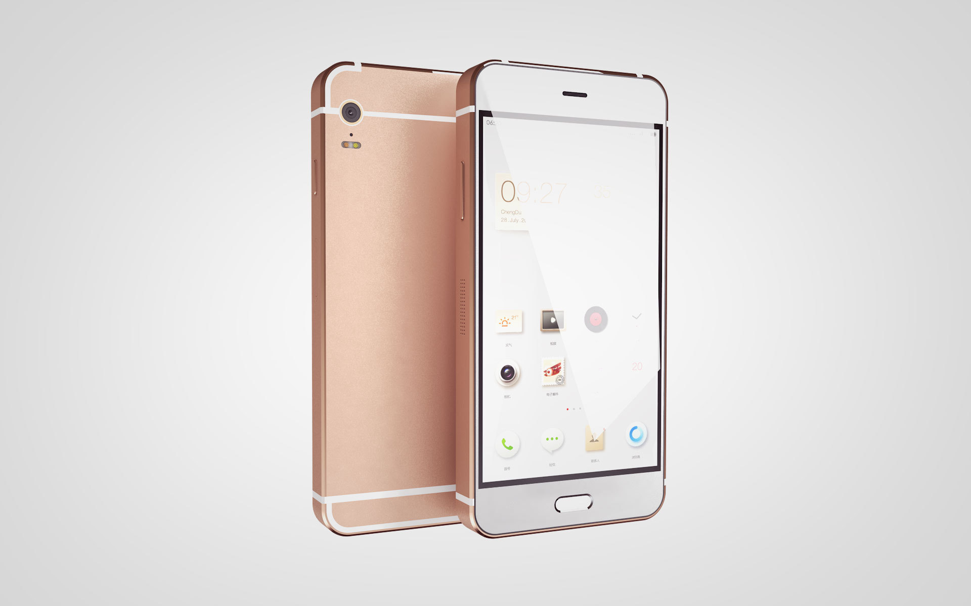 c4d手机模型渲染图(做的面试题)