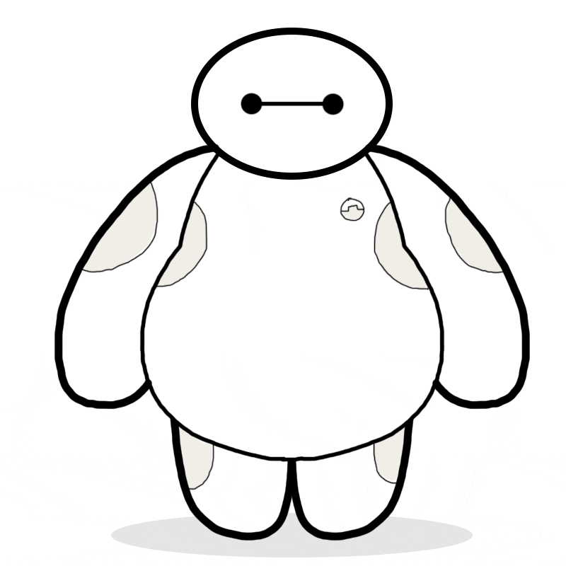 大白白,白又白,胖胖圆圆真可爱