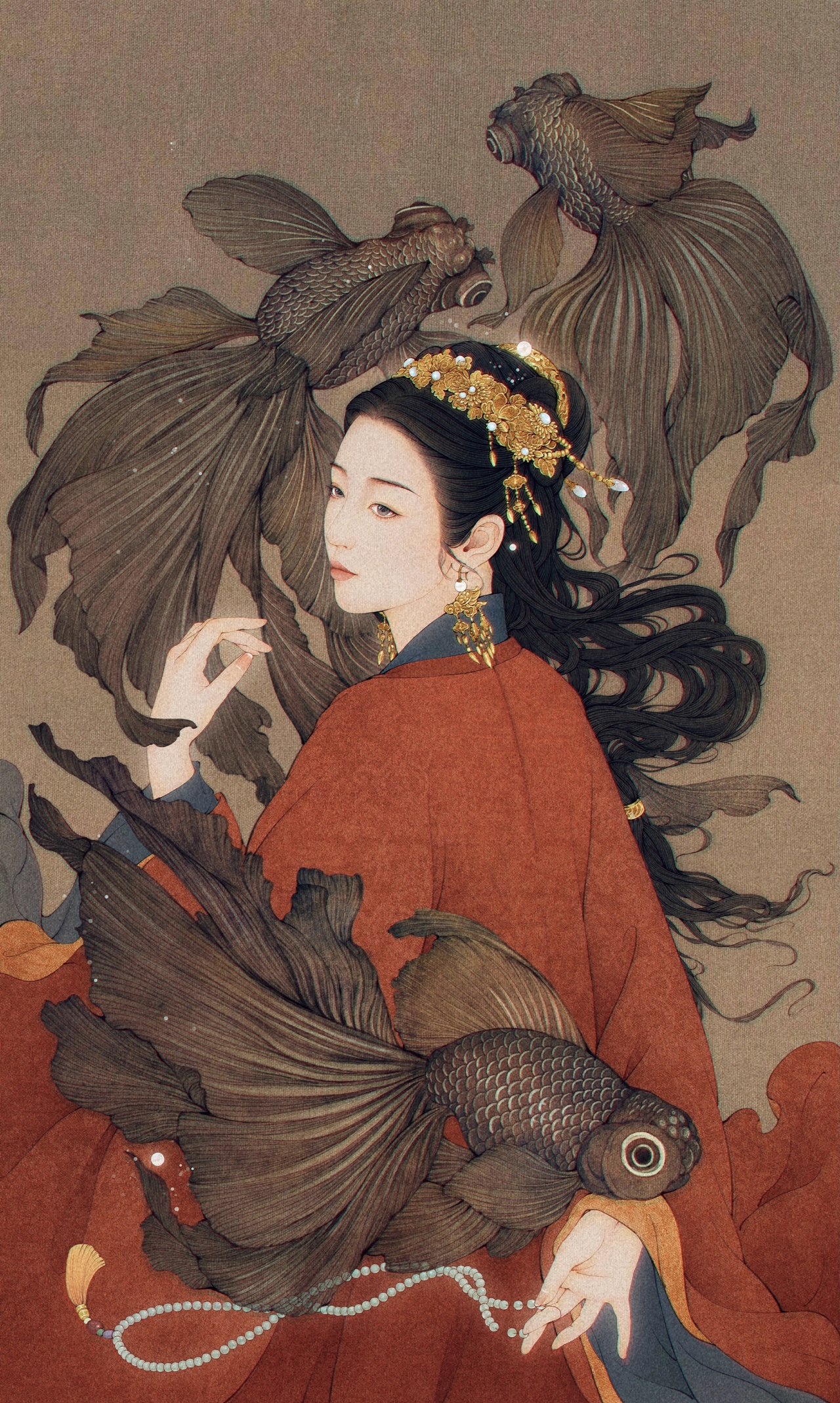 2021年的古风作品合集。（图ZMjgxNDQ0MjI0） - 商业插画 - 站酷设计师千景绘studio原创素材 - 站酷ZCOOL