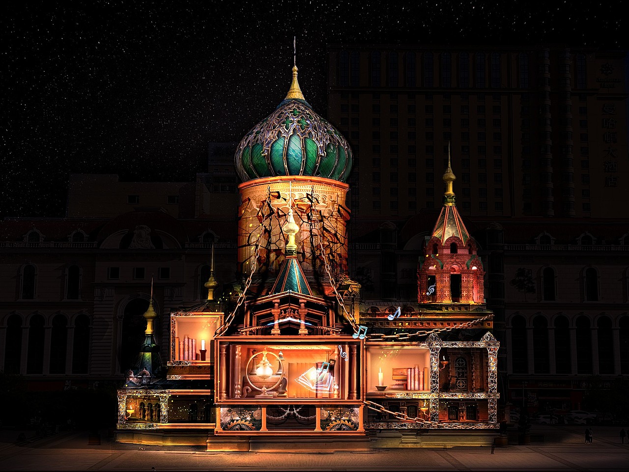 【3d mapping】建筑投影概念设计