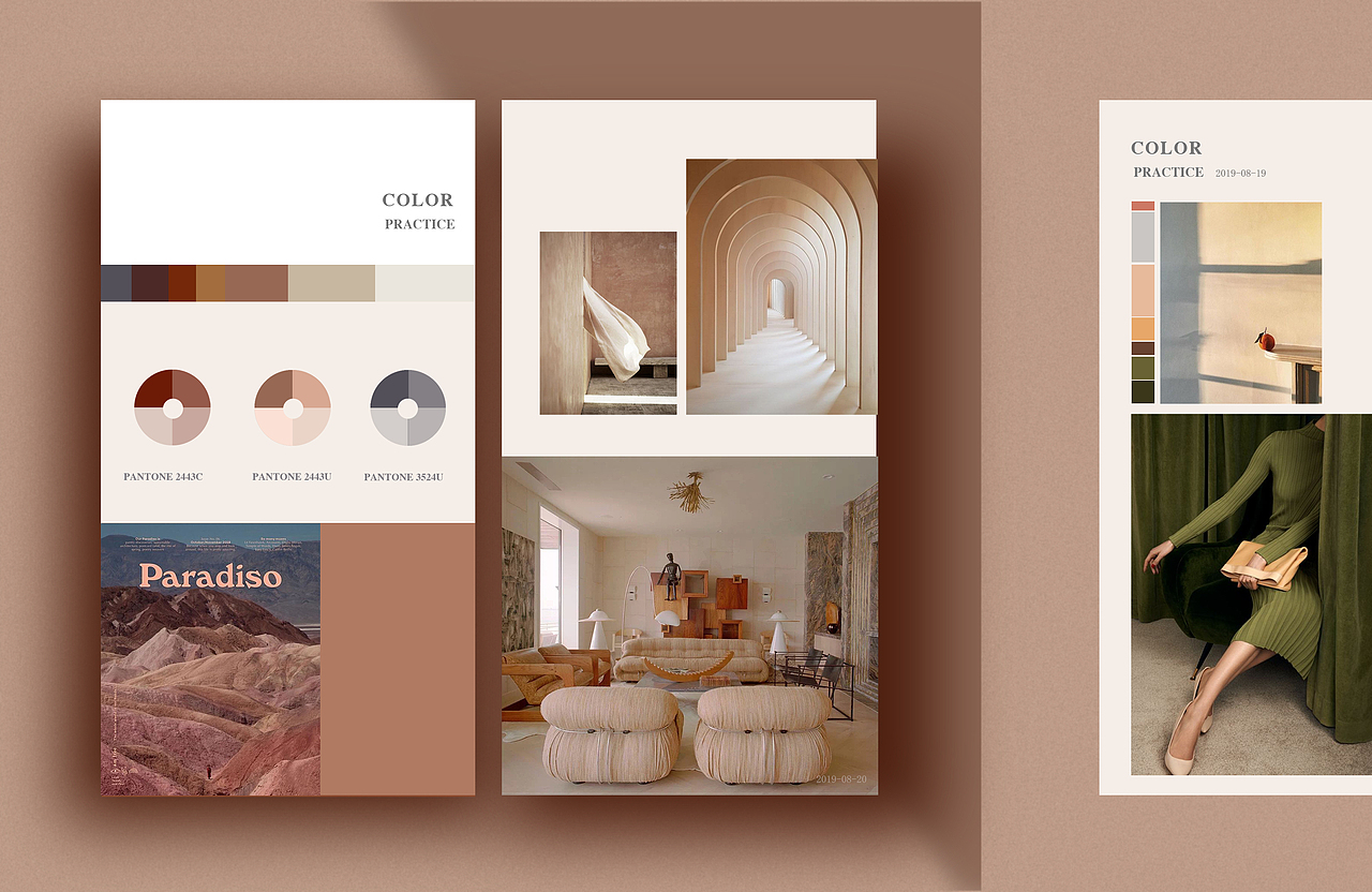 软装 空间色彩练习