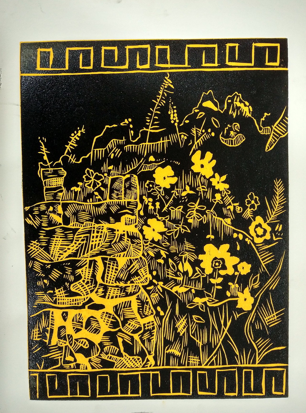 版画（被遗忘的角落)（图ZNTAxODU3OTI=） - 绘画 - 站酷设计师颜颜YYTT原创素材 - 站酷ZCOOL