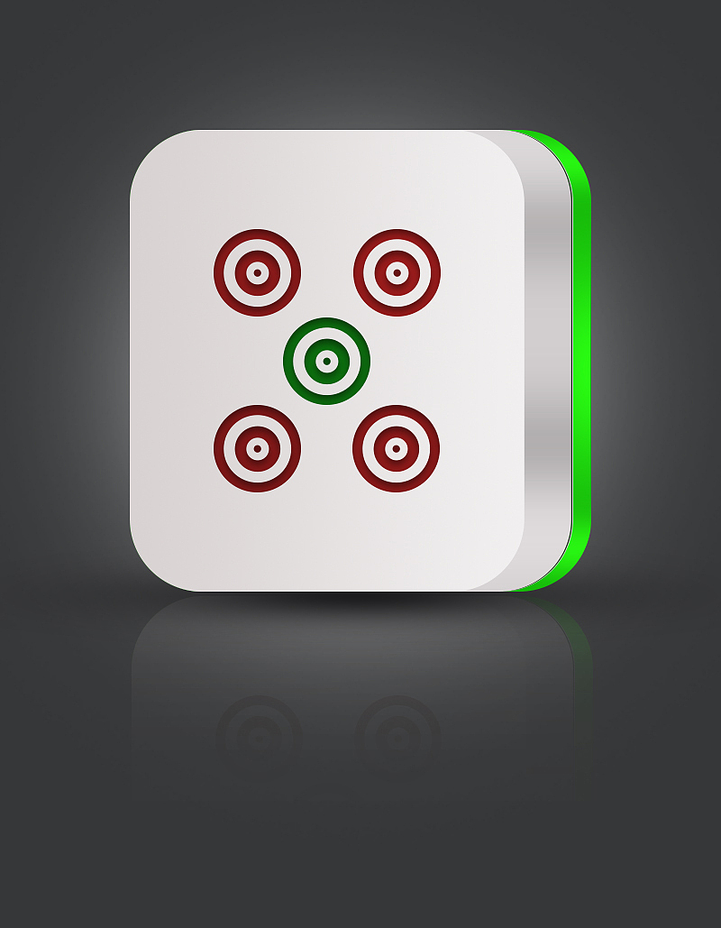 UI图标练习-麻将（图ZNzEyMjA3Njg=） - 图标 - 站酷设计师QH那年匆匆原创素材 - 站酷ZCOOL