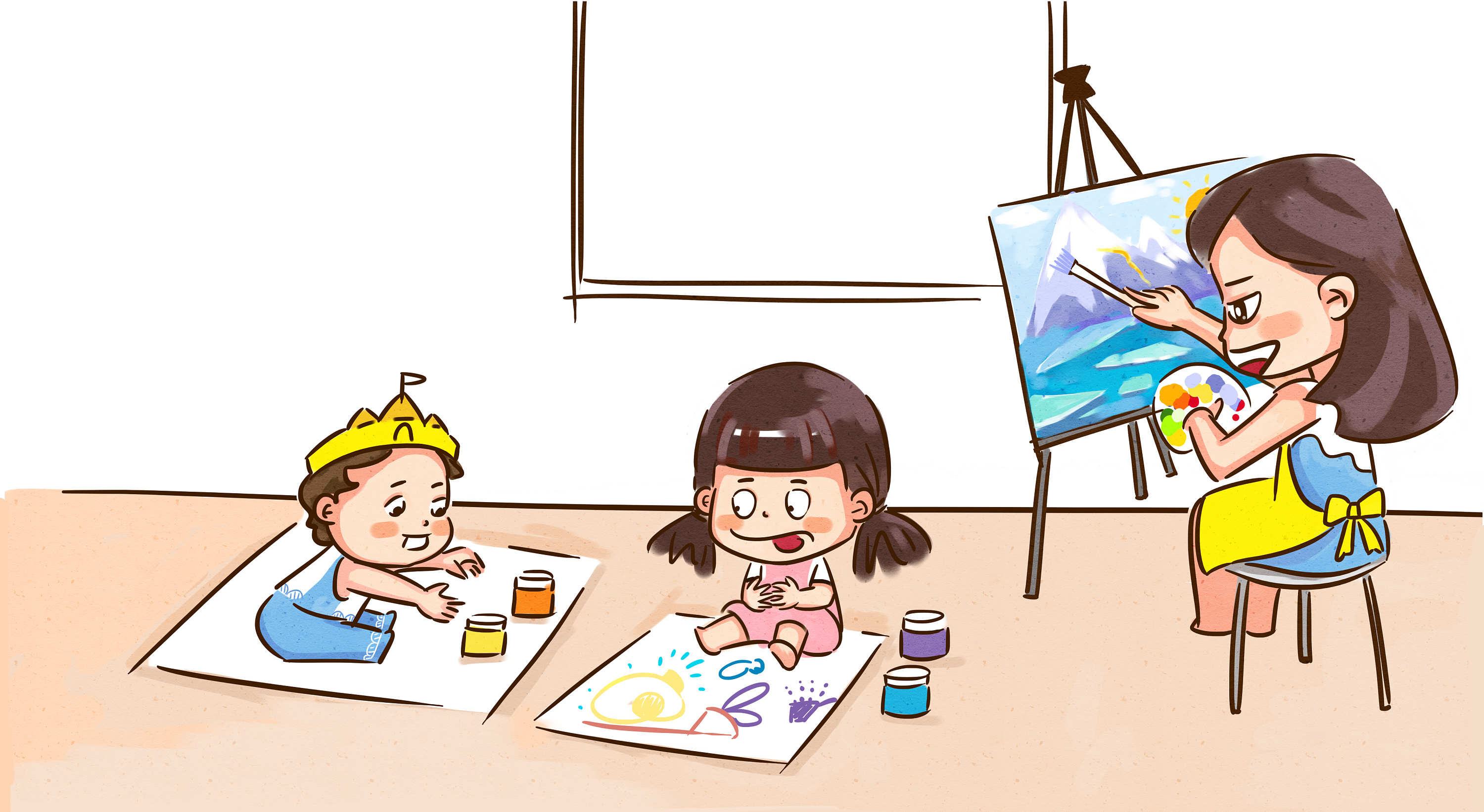 亲子插画带娃小故事3