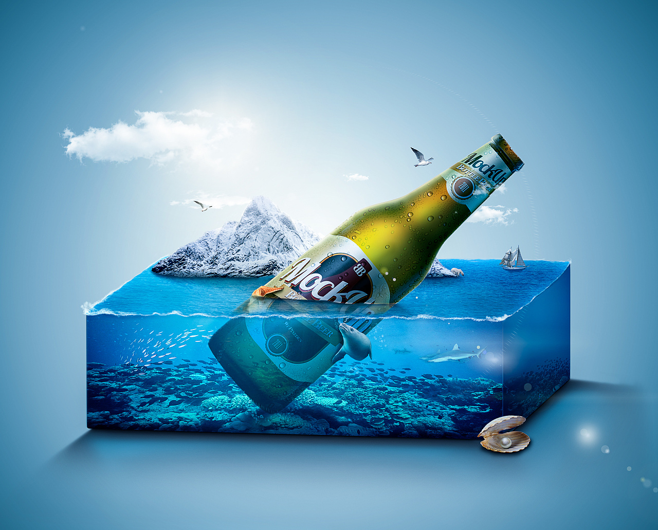 啤酒水立方~简单合成