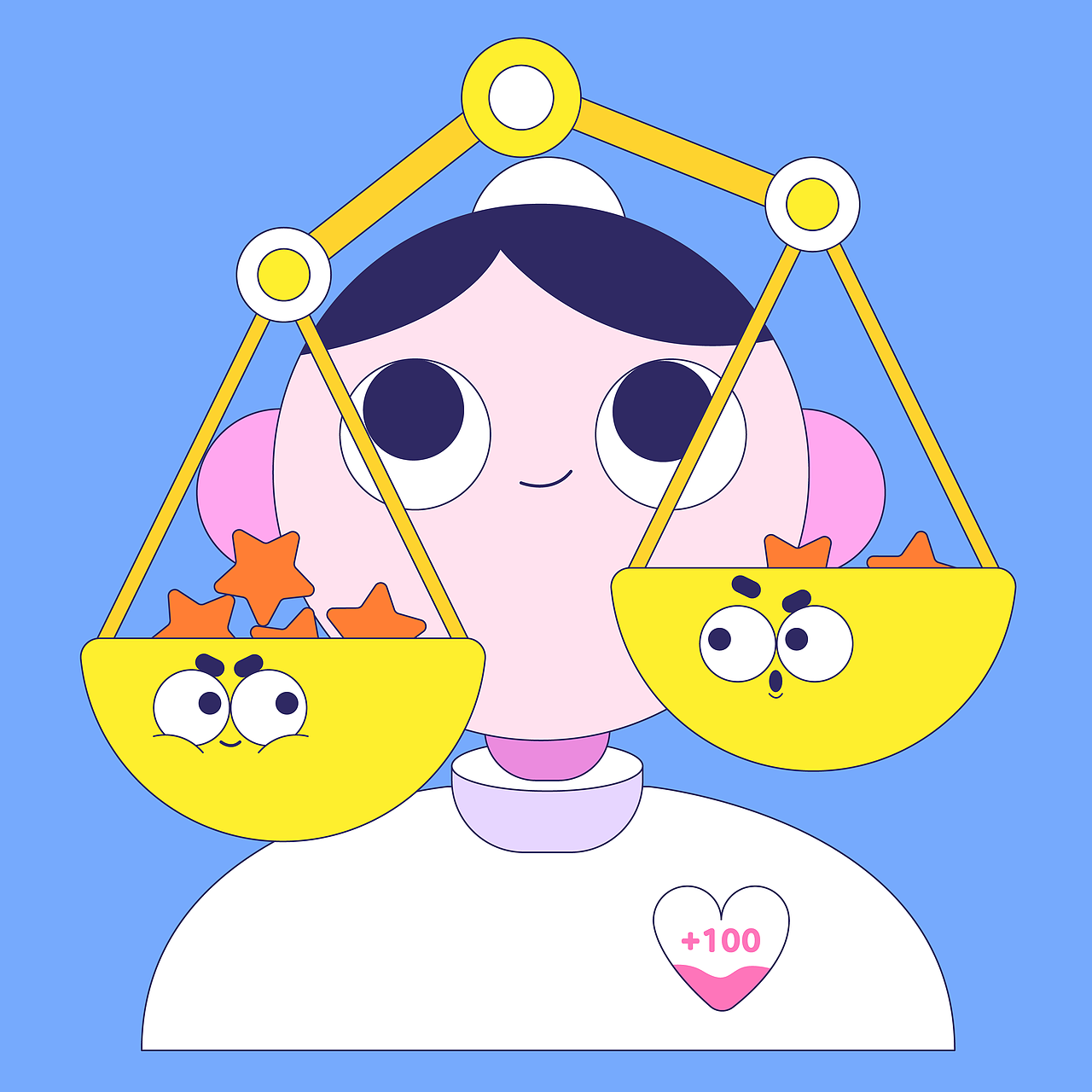 對(duì)平衡的理解（圖ZMzAwMzE0NjMy） - 創(chuàng)作習(xí)作 - 站酷設(shè)計(jì)師胖兔O_o原創(chuàng)素材 - 站酷ZCOOL