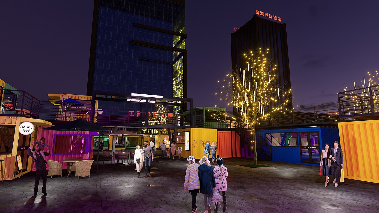 夜市 飞机稿（图ZMzY5ODY2NDk2） - 建筑/空间 - 站酷设计师timmy416原创素材 - 站酷ZCOOL