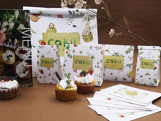 cup cake 甜品包装设计
