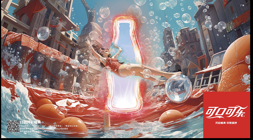 從夢境回到現(xiàn)實（站酷x可口可樂x YANG II 插畫視覺）（圖ZMzU3NjkyOTA4） - 商業(yè)插畫 - 站酷設(shè)計師YANGII李陽原創(chuàng)素材 - 站酷ZCOOL