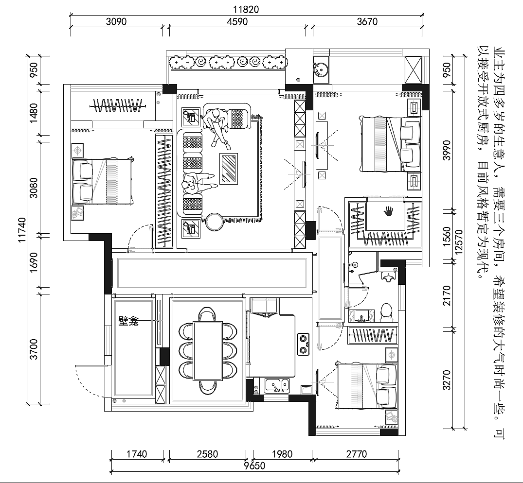 【室内设计】一个月前的作品!自学成果