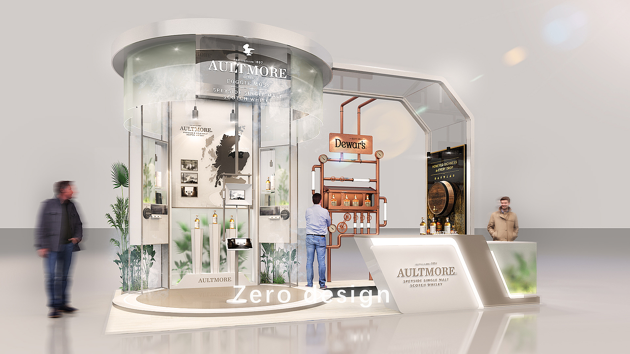 BACARDI_Whisky 百加得深圳酒會展臺設(shè)計中標(biāo)方案（圖ZMjU1NTE5MTYw） - 展陳設(shè)計 - 站酷設(shè)計師憨憨的小傻蛋原創(chuàng)素材 - 站酷ZCOOL