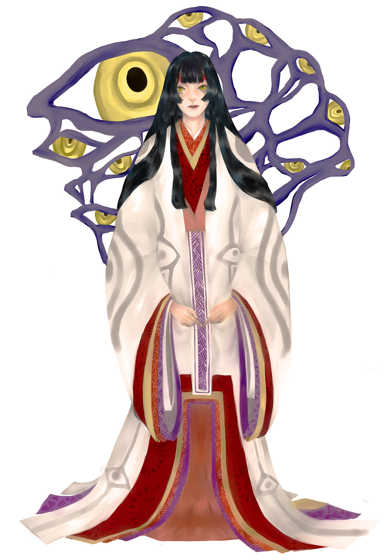 百目鬼皮肤设计