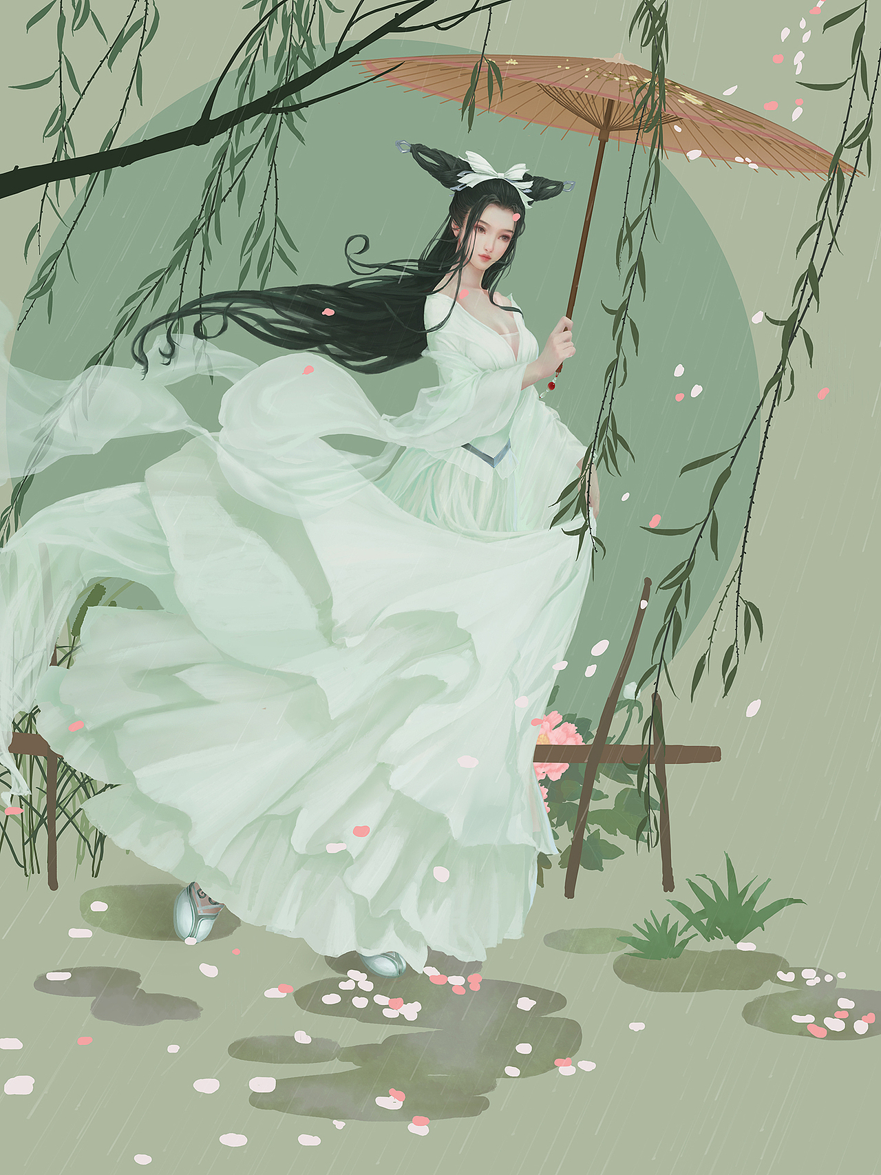 前阵子画的两张失败的外包图（图ZMTI0OTQ5NTcy） - 商业插画 - 站酷设计师邀月言诗原创素材 - 站酷ZCOOL