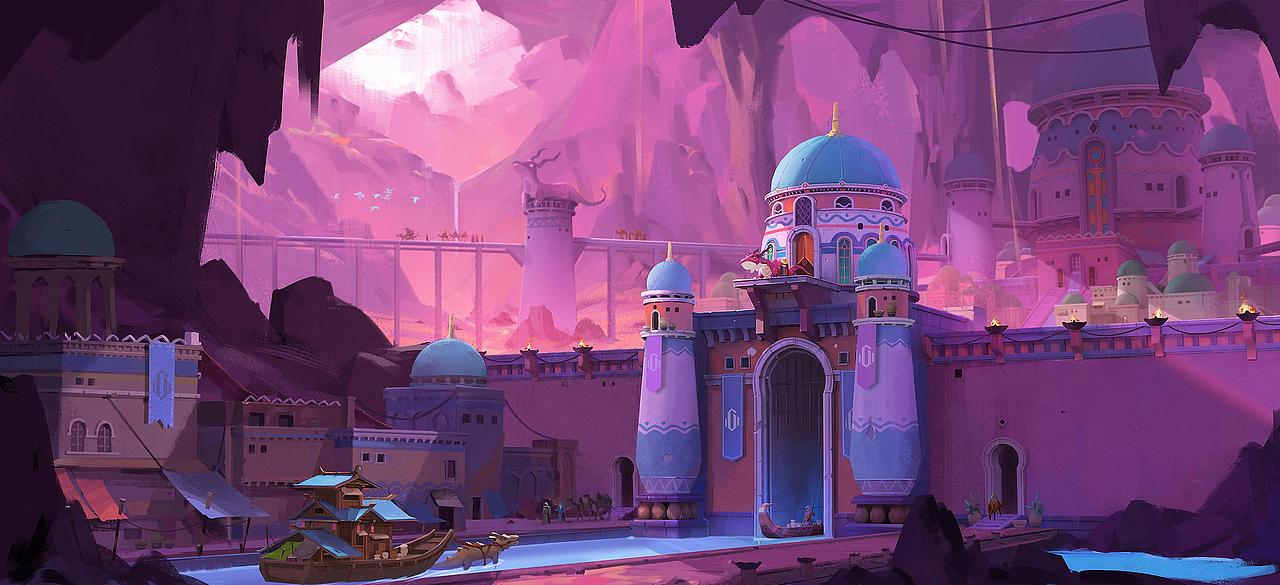 楼兰城 zengfy 场景原画 优秀奖