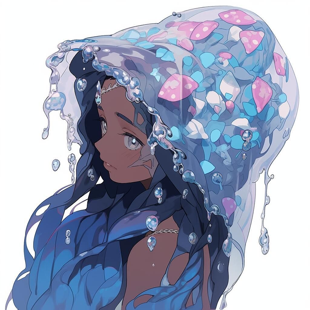 绣球花雨帽很出圈泪目(´；ω；`)（图ZMzQwODM3NTUy） - IP形象 - 站酷设计师睡不醒的曼原创素材 - 站酷ZCOOL