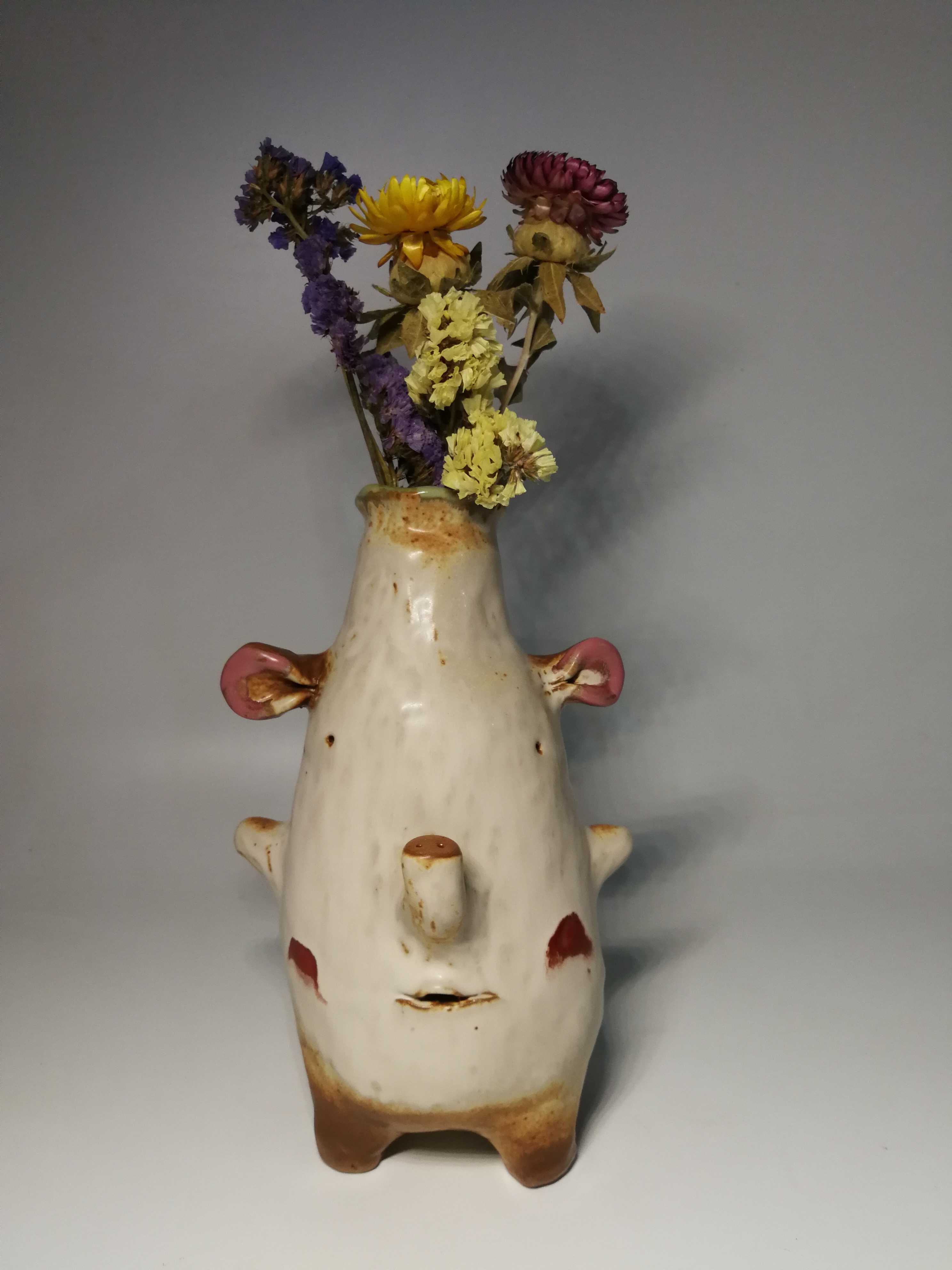 手工陶艺小怪物花瓶|手工艺|其他手工艺|怪物funnycraft - 原创作 