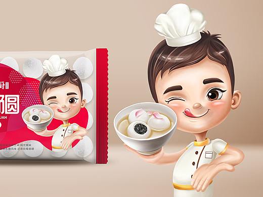 汤圆包装设计水饺包装设计