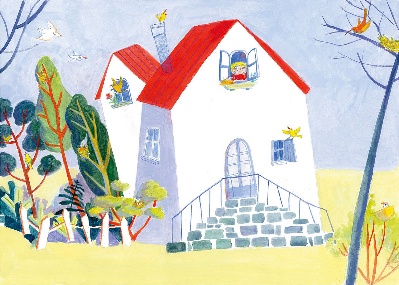 原创绘本《鸟巢地图》