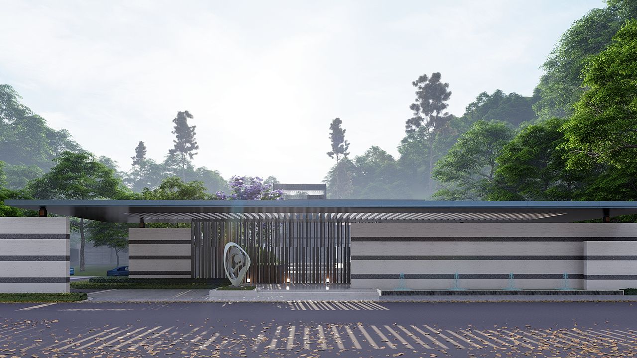 售楼处景观设计（图ZMjc2MTE2NTMy） - 建筑设计 - 站酷设计师噜嚕噜噜鲁鲁修原创素材 - 站酷ZCOOL