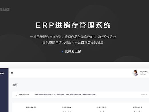 公司项目#电商后台-ERP进销存系统