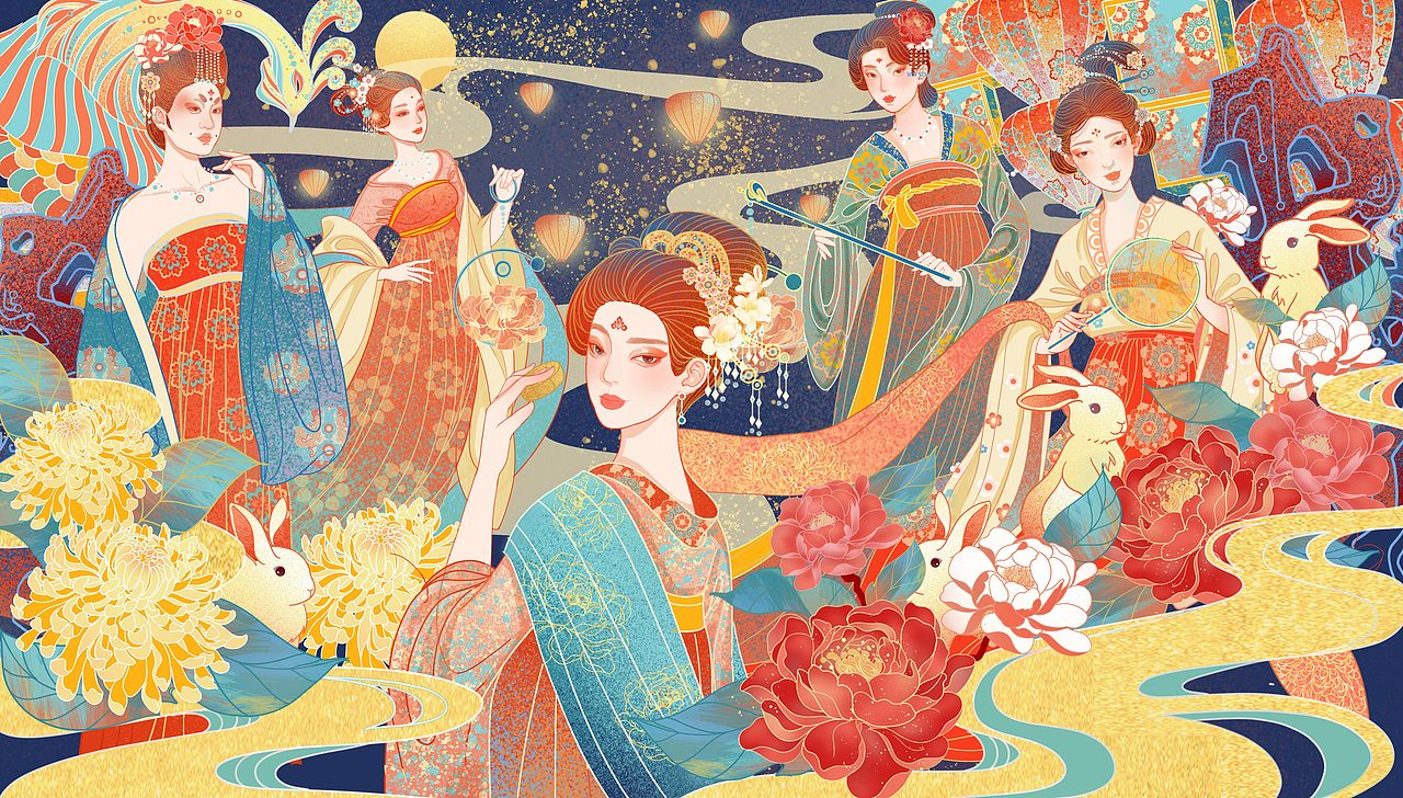 唐朝X中秋《唐月中秋》