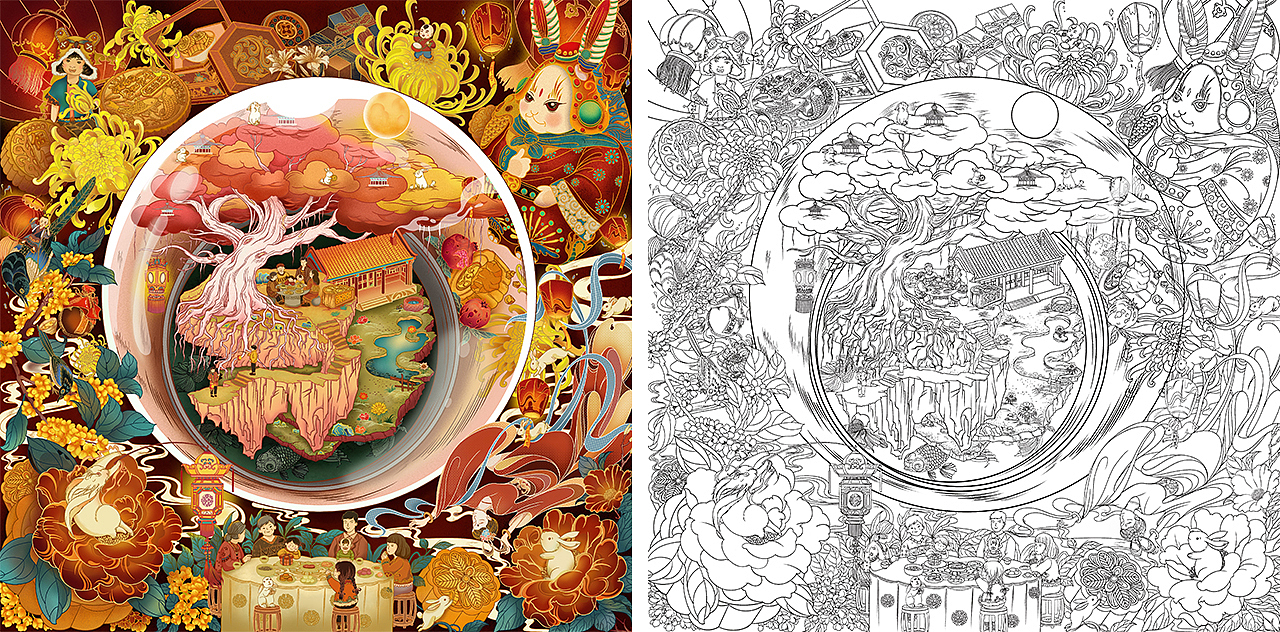 2021年终总结（图ZMjgzMTYyMTY4） - 商业插画 - 站酷设计师卓煜原创素材 - 站酷ZCOOL