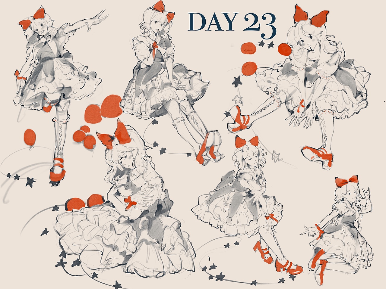 day23@速写班长（图ZMjk0MDE4Mjk2） - 绘画 - 站酷设计师吃掉月亮也会死亡原创素材 - 站酷ZCOOL